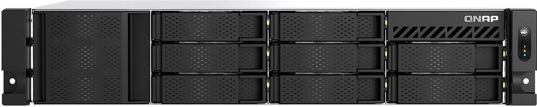 Qnap TS-855eu - NaS-Server - 8 Schächte - Rack - Einbaufähig - Sata 6gb/s - Raid 0, 1, 5, 6, 10, 50, 60, Raid Tp, Tm - Ram 8 Gb - Gigabit Ethernet /