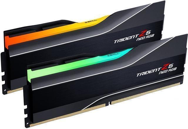 G.skill Trident Z5 Neo Rgb - Ddr5 - Kit - 96gb: 2 X 48gb - Dimm 288-Pin - 5600 Mhz / Pc5-44800 - Cl40 - ON-Die Ecc - Schwarz (f5-5600j4040d48gx2-Tz5n