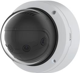 Axis P38 Series P3827-Pve - NetzwerK-Überwachungskamera - Kuppel - Außenbereich - Vandalismusgeschützt - Farbe (tag&nacht) - 7 Mp - 3712 X 1856 - Aud
