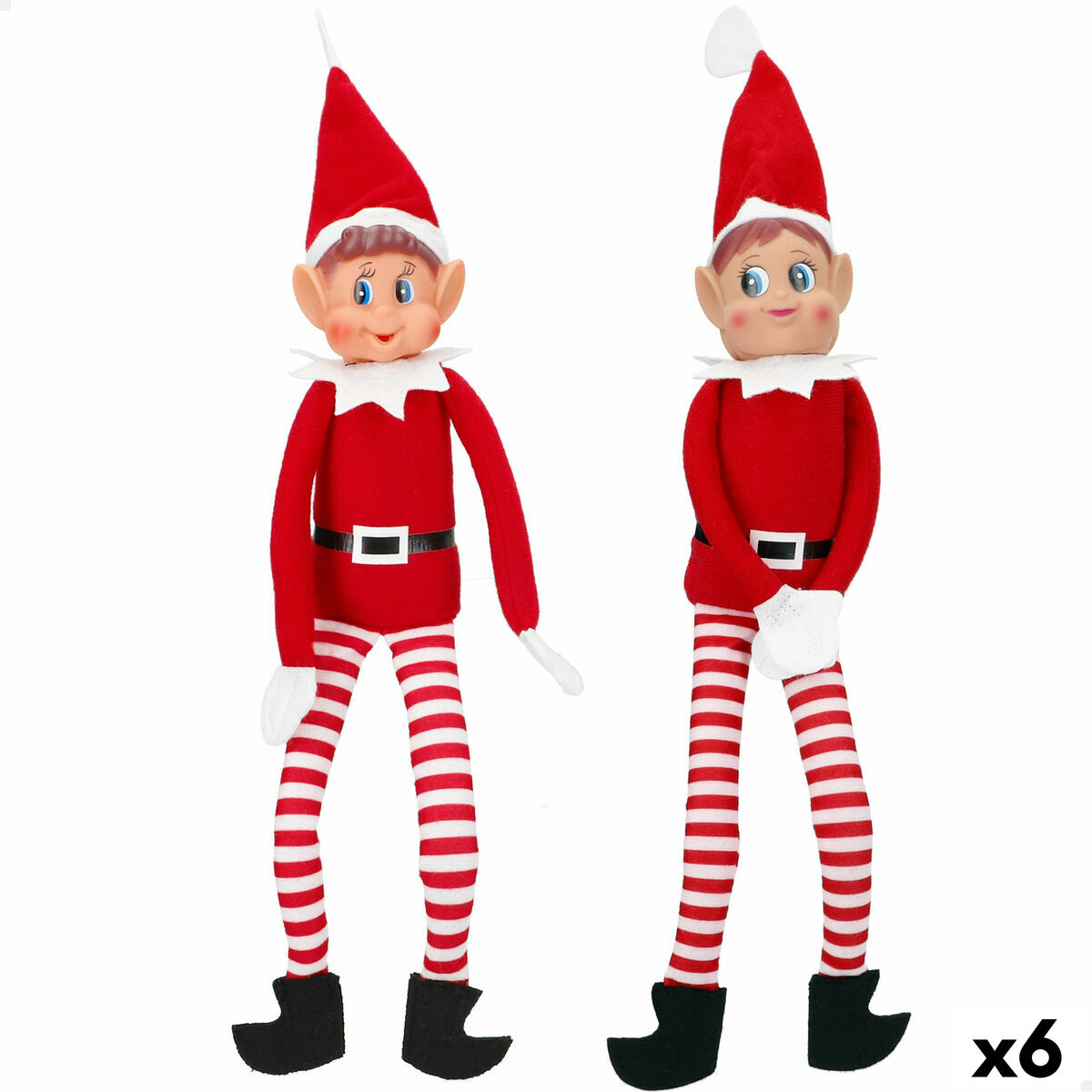 Elfo Birichino Elves Behavin' Badly Elvie And Elfie (6 Unità)