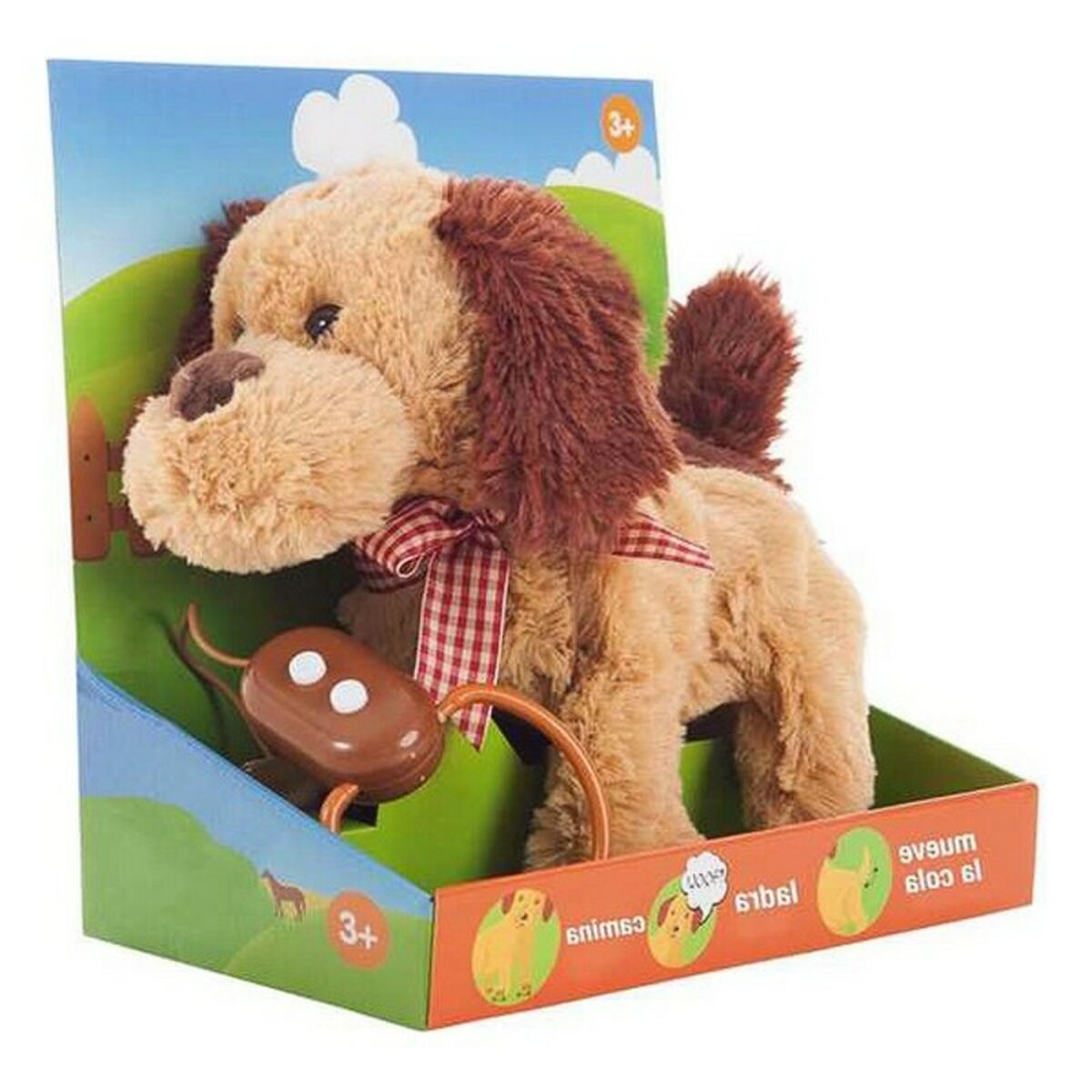 Cagnolino Di Peluche Marrone 22 cm