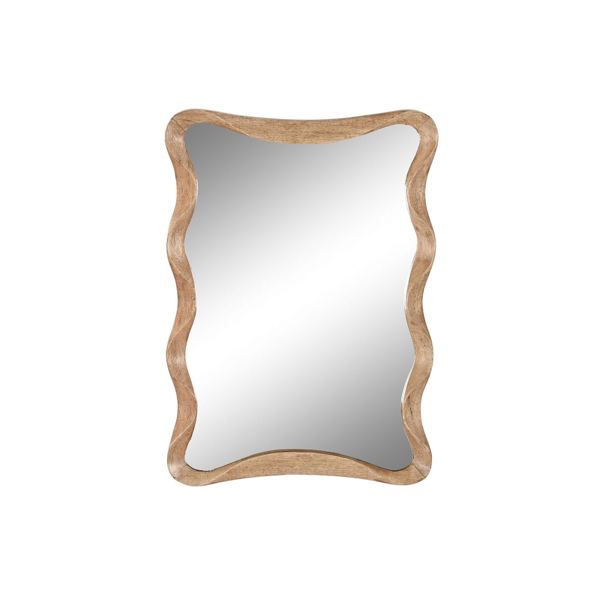Specchio da parete Home ESPRIT Marrone Naturale Cottage 51 X 2,5 X 71 CM