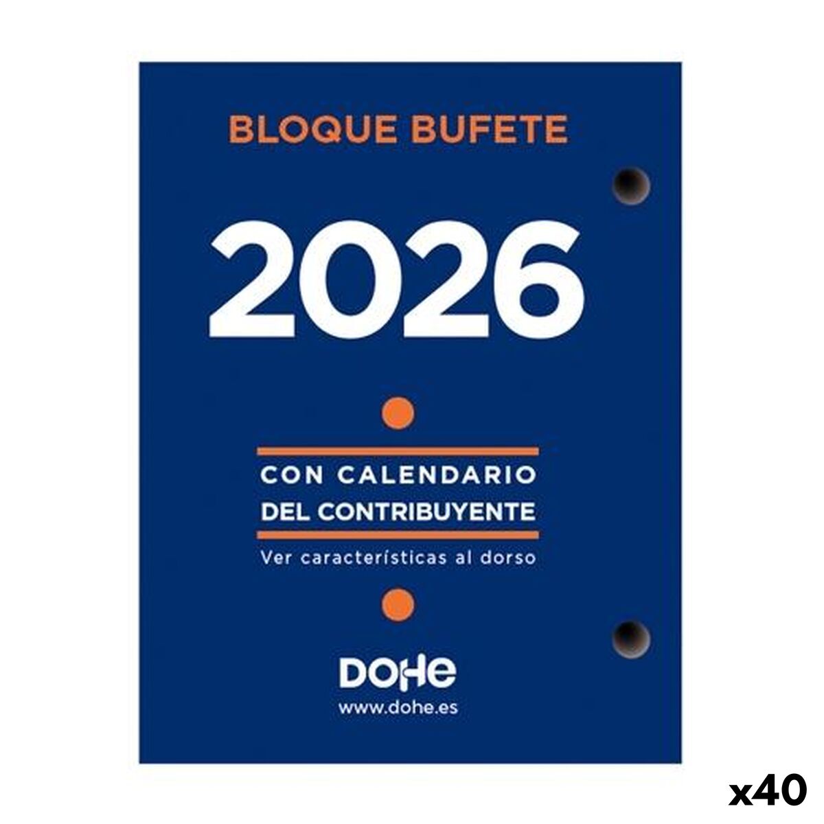Agenda DOHE Bufete 8,5 x 11 cm 2026 (40 Unità)