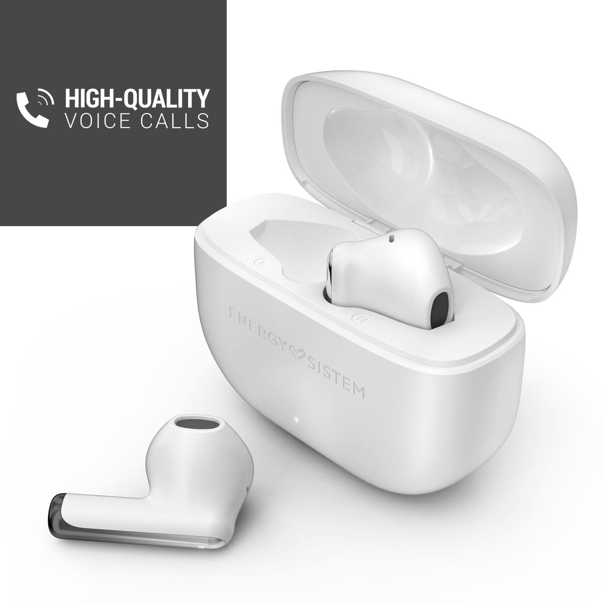 Auricolari Wireless con Custodia di Ricarica Energy Sistem 459407 Nero - Image 3