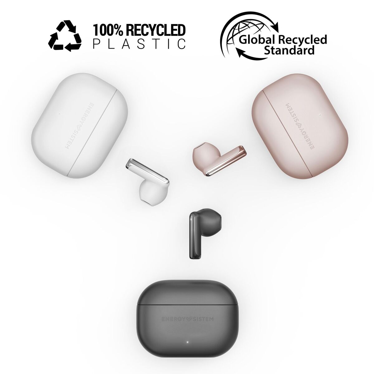 Auricolari Wireless con Custodia di Ricarica Energy Sistem 459407 Nero - Image 5