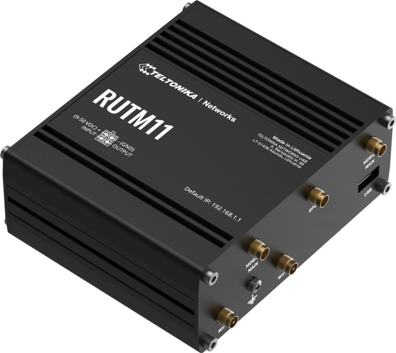 Teltonika Rutm11 Kabelrouter Gigabit Ethernet Schwarz (rutm11000000)