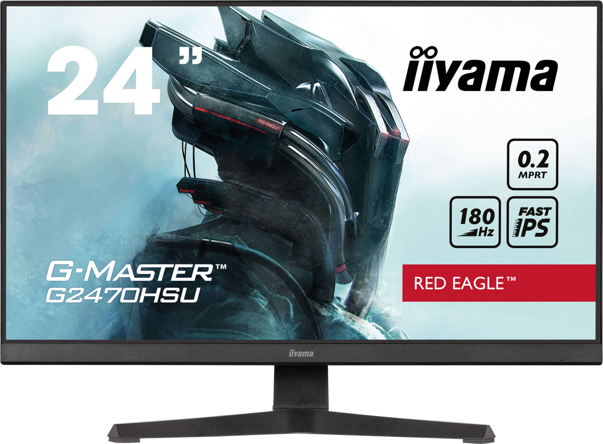 Iiyama 24w Lcd Full Hd Gaming Fast Ips 180 Hz - Flachbildschirm (tft/lcd) [energieklasse E] (g2470hsU-B6)