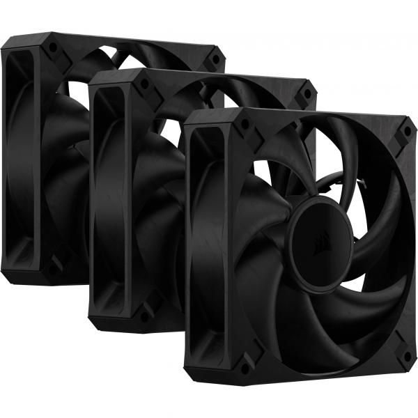 Corsair Rs120 Max Case Per Computer Ventilatore 12 Cm Nero 3 Pz (case Acc Corsair Fan Rs120 Max Pwm 3x1)
