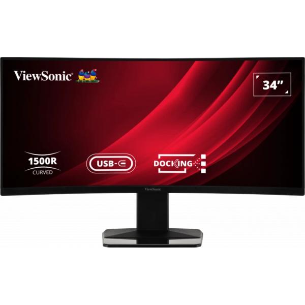 Viewsonic Display Vg3419c Monitor Pc 86,4 Cm [34] 3440 X 1440 Pixel Ultrawide Quad Hd Led Nero (vg3419c 34in Va 3440x1440 21:9 - Superclear Curve Hdm