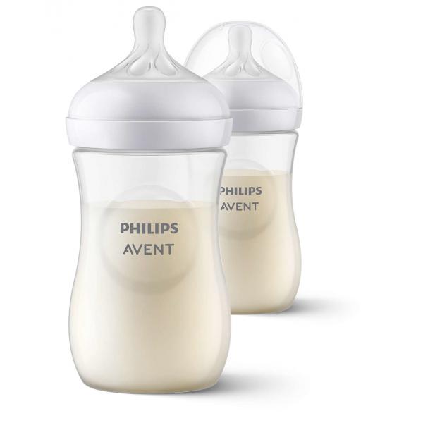 Set Di 3 Bottiglie Naturali 3.0 Philips Avvent Scy903/02 - 260 ml