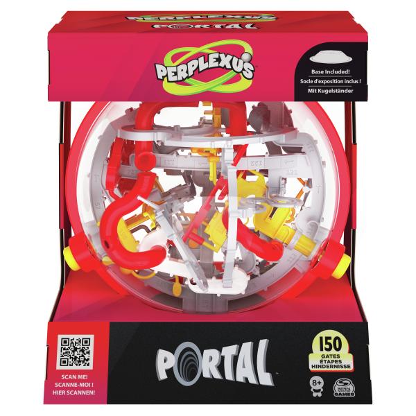 Perplexus - Portale Perplexus - Percorso Labirinto 3d Con 150 Sfide, 50 Portali E 3 Pulsanti Esterni