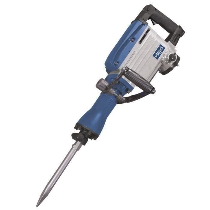 Scheppach Trapano A Percussione 1600w 50 Joule Con Custodia In Metallo E Set Di 2 Scalpelli Ab1600 - Image 3