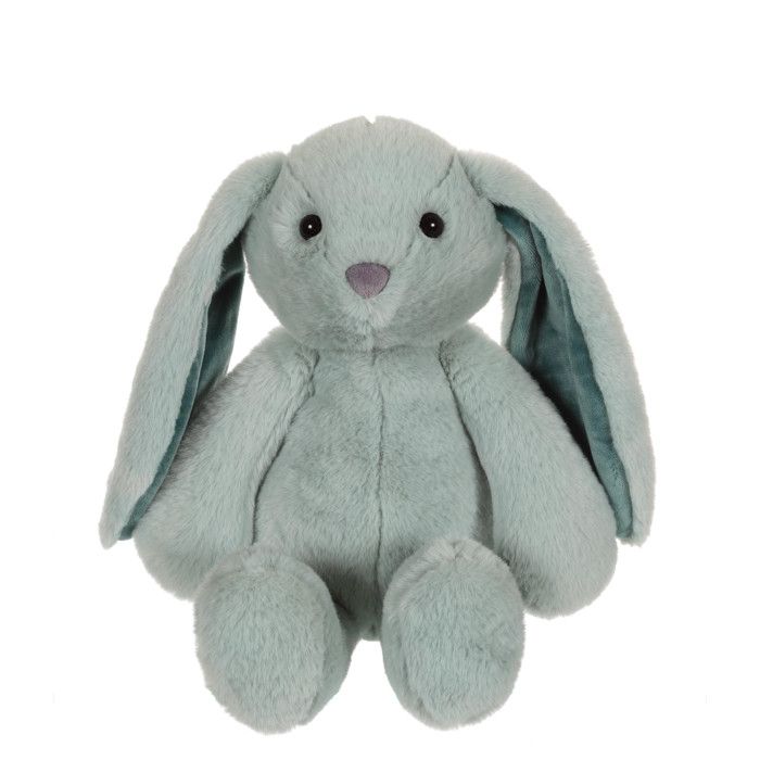 Peluche Coniglietto Alla Moda - Gipsy Toys - Verde Acqua, 28 cm