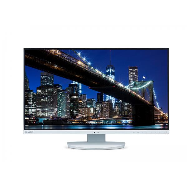 Sharp Multisync Ea272q Monitor Pc 68,6 Cm [27] 2560 X 1440 Pixel 4k Ultra Hd Lcd Bianco (ea272qw 27in Tft 2560x1440 16:9 - 6msusB-C Lan White Bto)