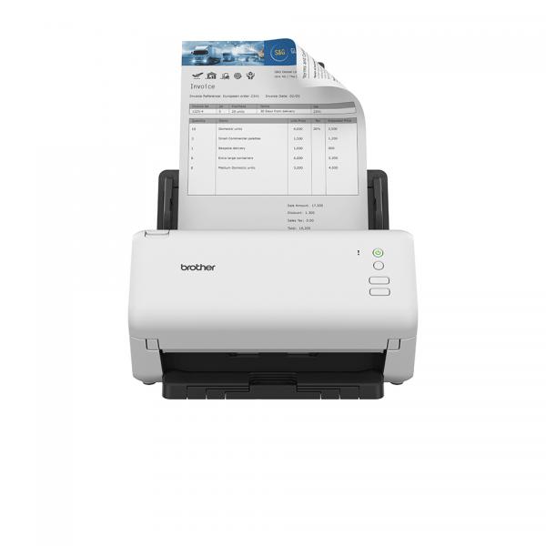 Brother AdS-4100 Scanner Scanner Adf 600 X 600 Dpi A4 Nero, Bianco (adS-4100 Scanner Duplex - W. Usb 60p Adf 35ppm)