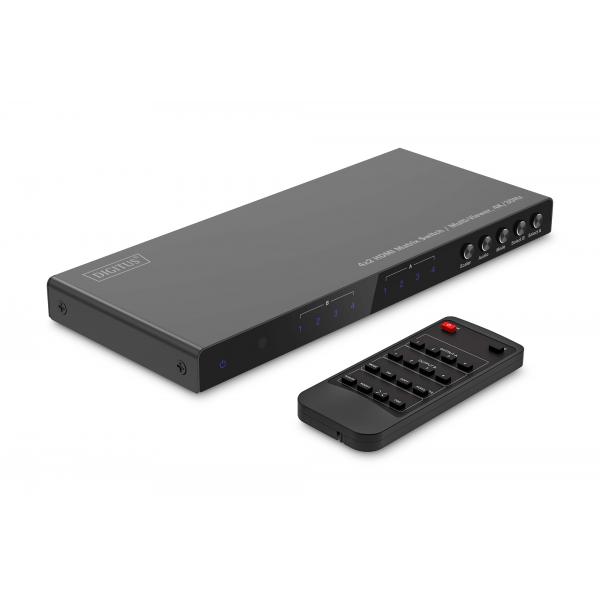 Digitus Switch 4x2 Hdmi Matrix / MultI-Viewer, 4k/30hz (4x2 Hdmi Matrix Switch - Multi Viewer 4k/30hz Spdif)