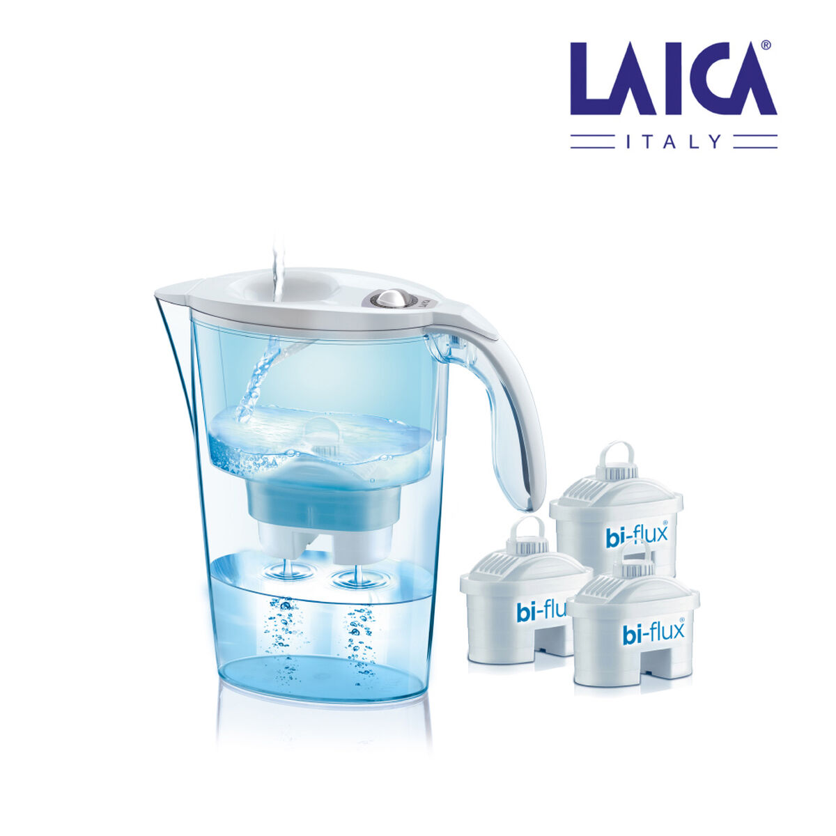 Brocca Filtrante Laica J9047w2 Bianco Pack Filtri X 3