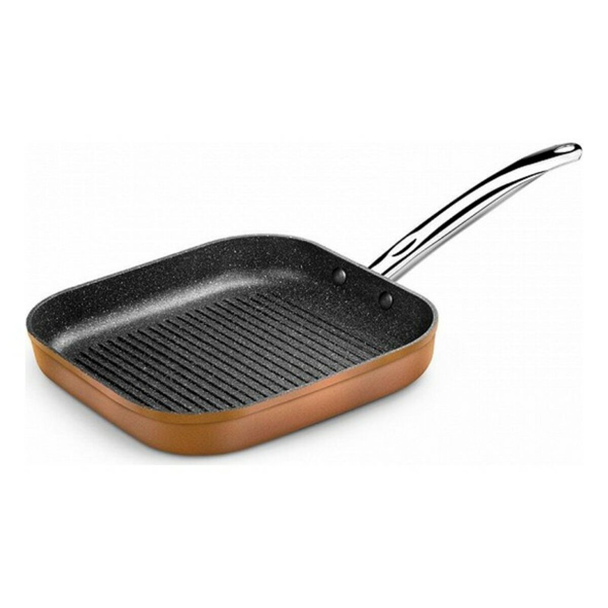Padella Griglia Strisce Monix M740030 Grill 28 Cm Alluminio Forgiato (4 Pezzi) (4 Unità)
