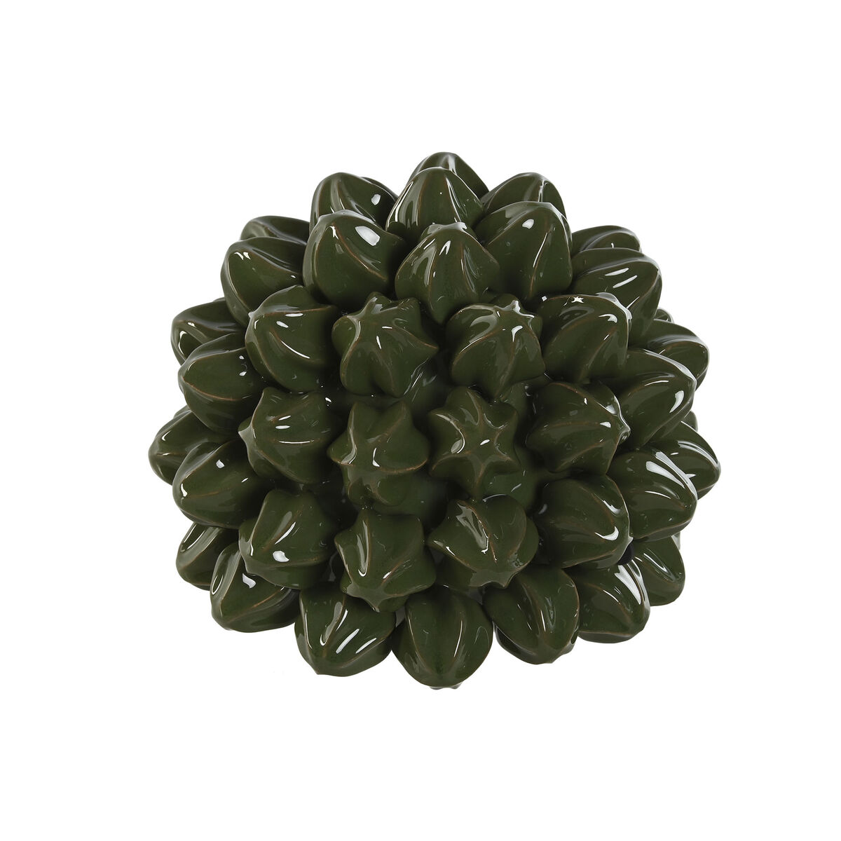 Statua Decorativa Home Esprit Verde Tropicale 22 X 22 X 18 cm