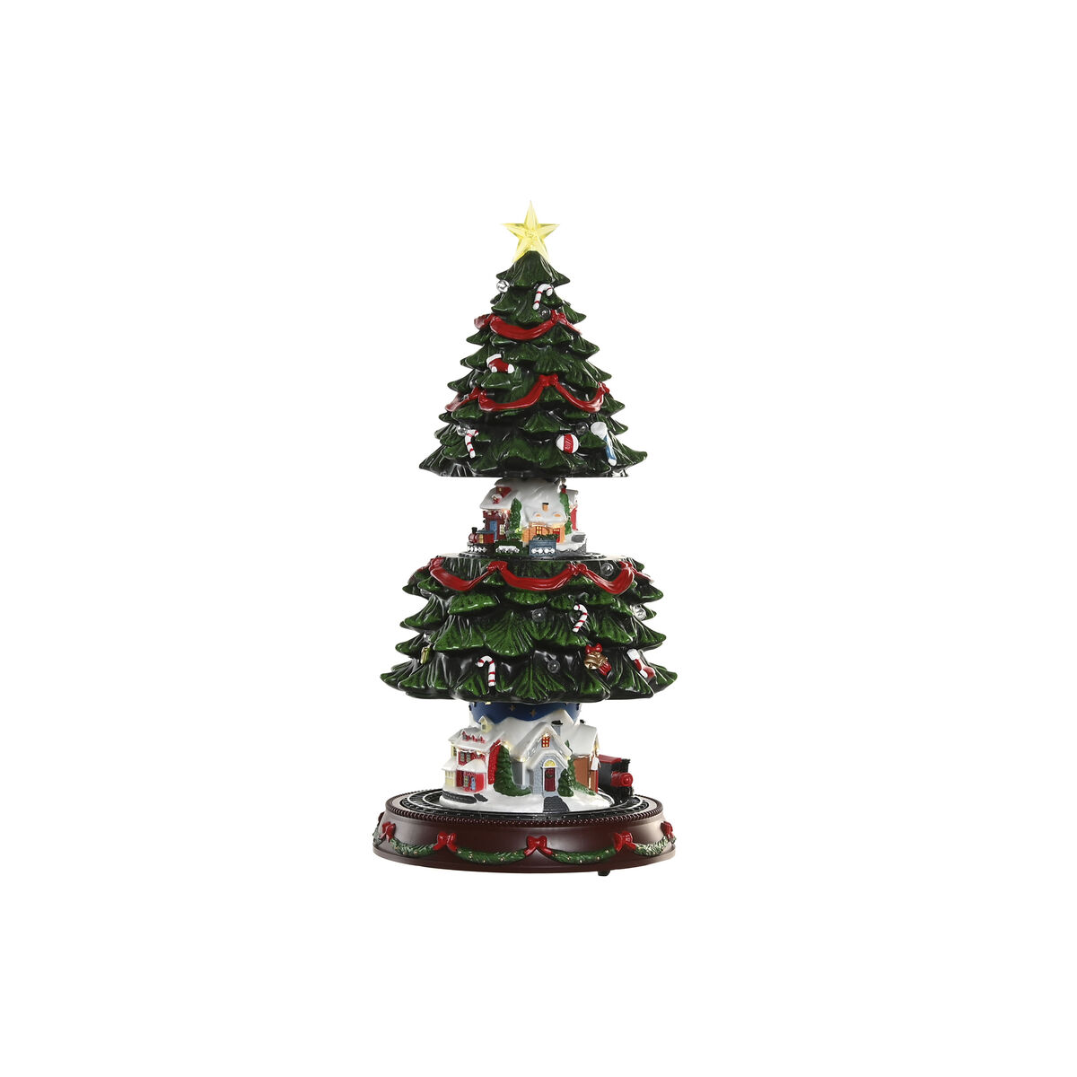 Albero Di Natale Home Esprit Multicolore Polipropilene Musicale