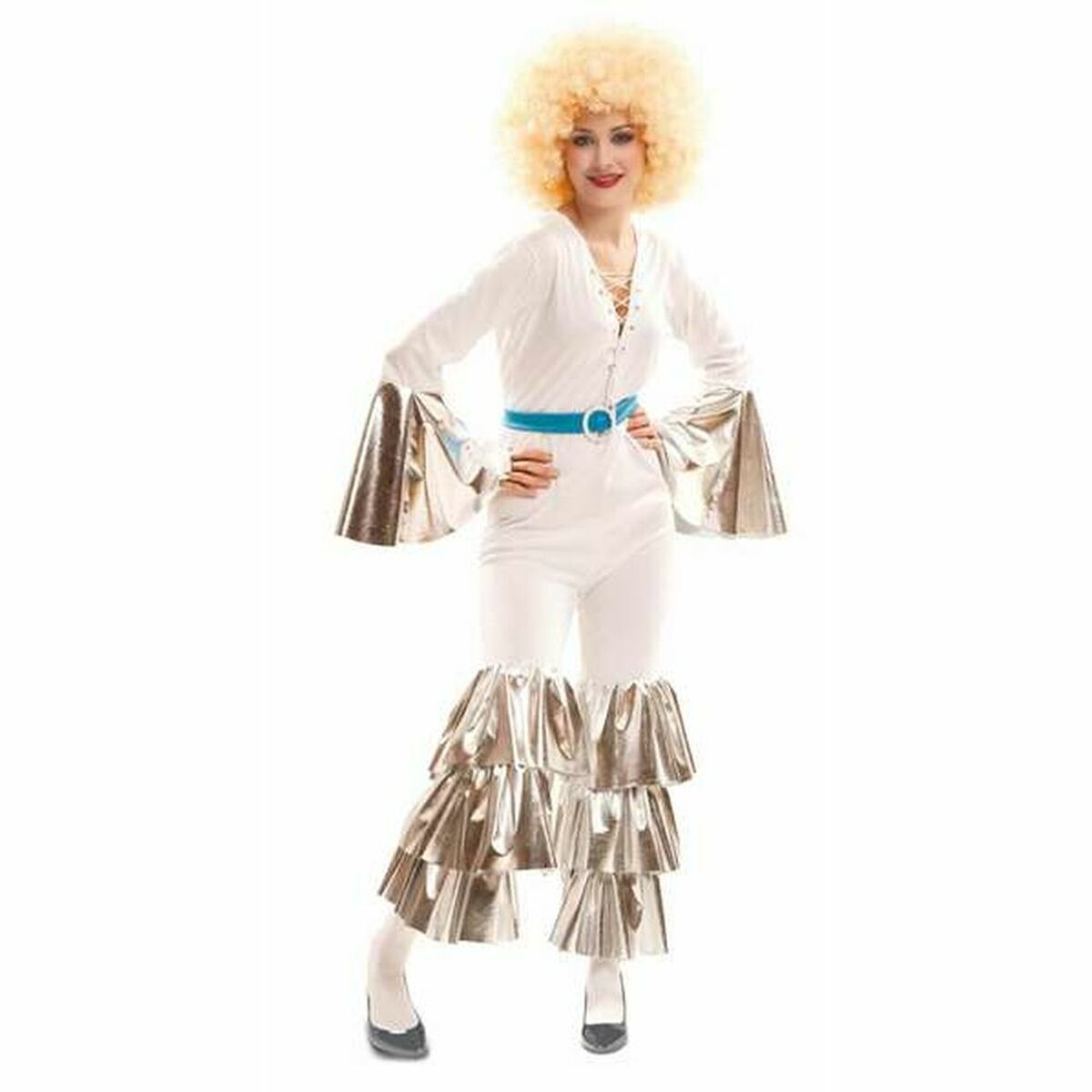 Costume Per Adulti My Other Me Dancing Fever Musica Da Discoteca 2 Pezzi Taglia:m/l