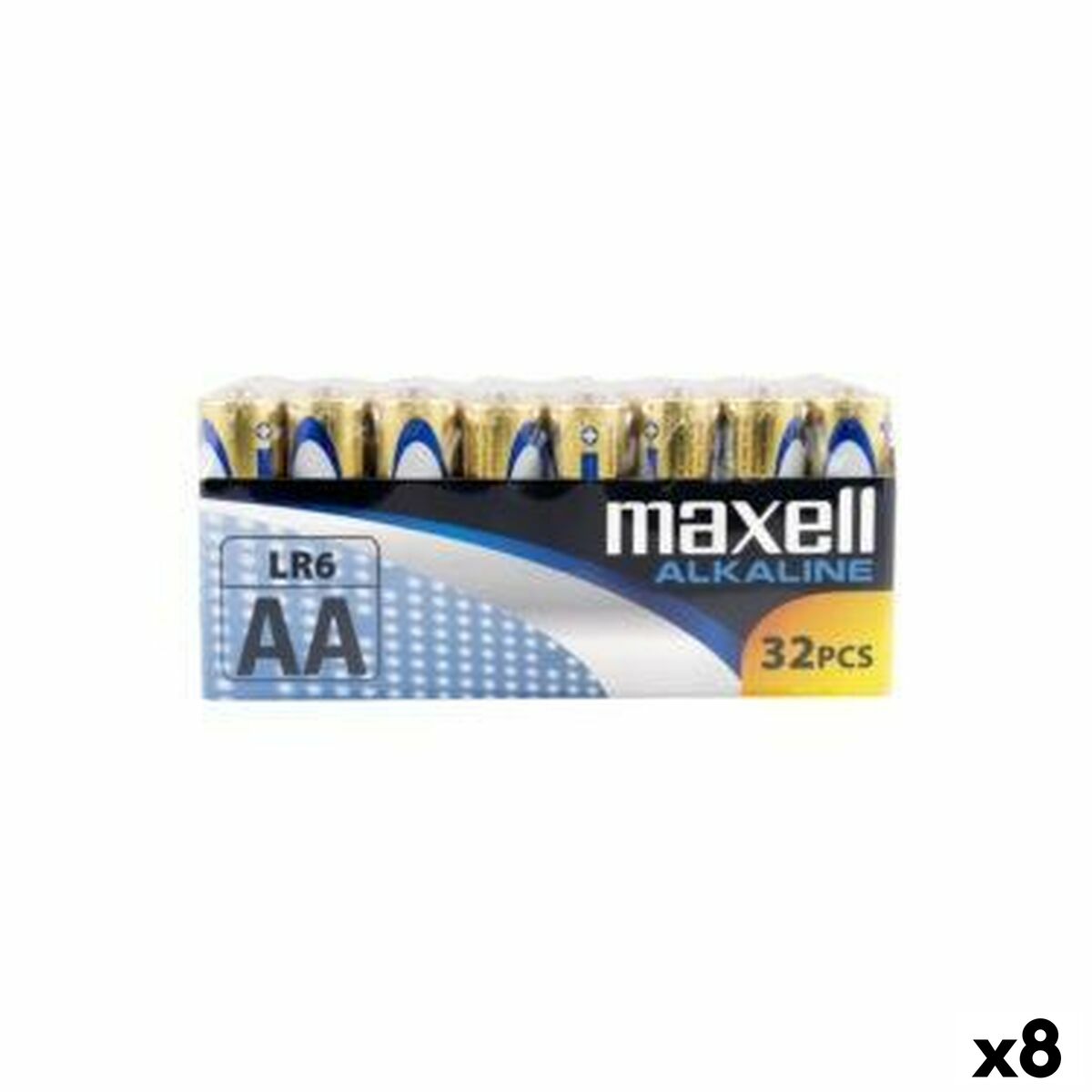 Batterie Alcaline Maxell Lr06 1,5 V (32 Pezzi) (8 Unità)
