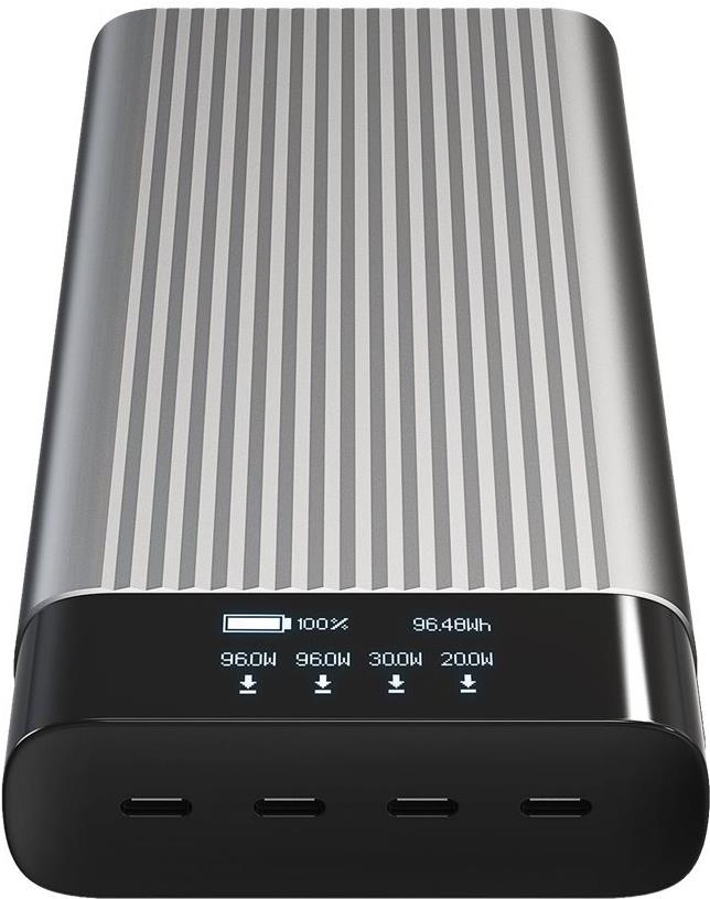 Hyperjuice Hj245b - Powerbank - UsB-C - 27000 Mah - 245 Watt - Pd 2.0, Pd 3.0, Qc 2.0, Qc 3.0, Apple 2.4a, Qualcomm Quick Charge 4.0+ - 4 Ausgabeansc