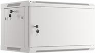 Lanberg Rack Wandschrank 19" 6u/600x450 Metalltür Grau (wf01-6406-00s)