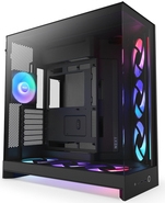 Nzxt H9 Flow Rgb+ Schwarz Matt Temperd Glass X 2 - Gehäuse - Atx (cM-H92fB-P1)