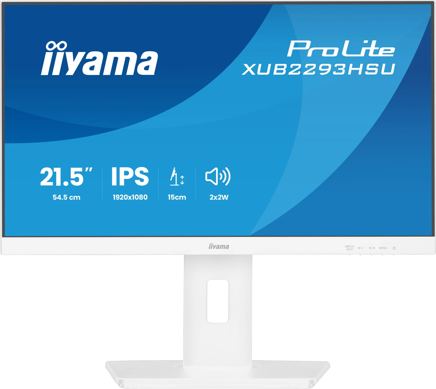 Iiyama Prolite Xub2293hsU-W7 LeD-Monitor 55.9 Cm (22") 1920x1080 / Ips / 1ms / 100hz / 300cd/m2 (xub2293hsU-W7)