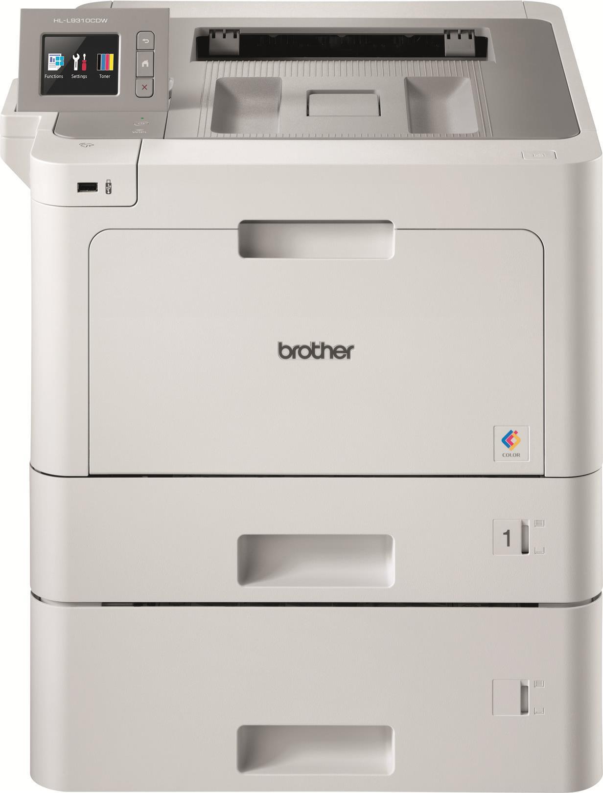 Brother HL-L9310cdwt - Drucker - Farbe - Duplex - Laser - A4/legal - 2400 X 600 Dpi - Bis Zu 31 Seiten/min. (s/w) / Bis Zu 31 Seiten/min. (farbe) - K