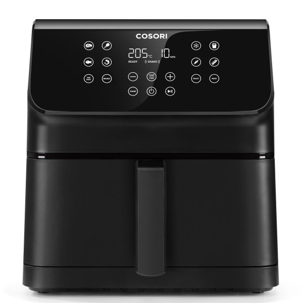 Friggitrice Senza Olio Cosori - Premium Ii Chef Edition - Capacità 6,2 L - 12 Programmi - Confezione Da 50 Fogli Di Carta Da Forno - 1700 W - Nero