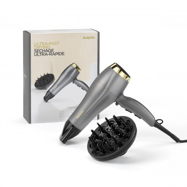 Asciugacapelli Titanium Gold 2300 - Babyliss - 5513te - 2300 W - 3 Temperature / 2 Velocità - Image 3