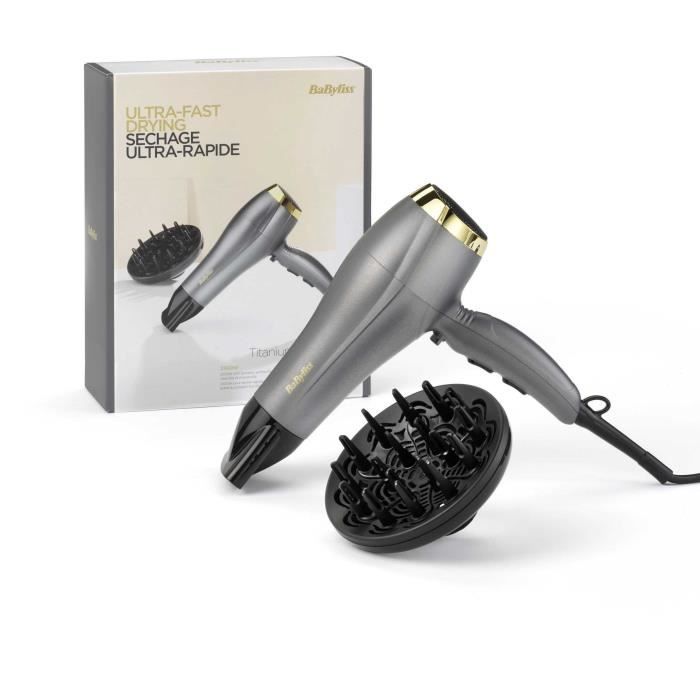 Asciugacapelli Titanium Gold 2300 - Babyliss - 5513te - 2300 W - 3 Temperature / 2 Velocità - Image 4