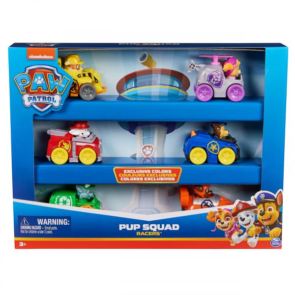 Spin Master Pack 6 Racer Pup Squad Paw Patrol