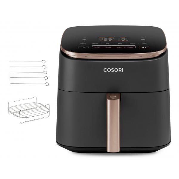 Friggitrice Senza Olio Cosori - Turbo Blaze Chef Edition - Capacità 6 L - 6 Programmi - 1725 W - Nero