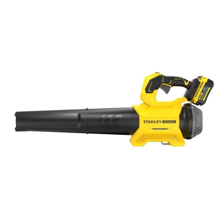 Stanley Fatmax - Soffiatore Assiale 18v Con Modalità Boost - Fornito Con Caricabatterie E Batteria Da 4ah