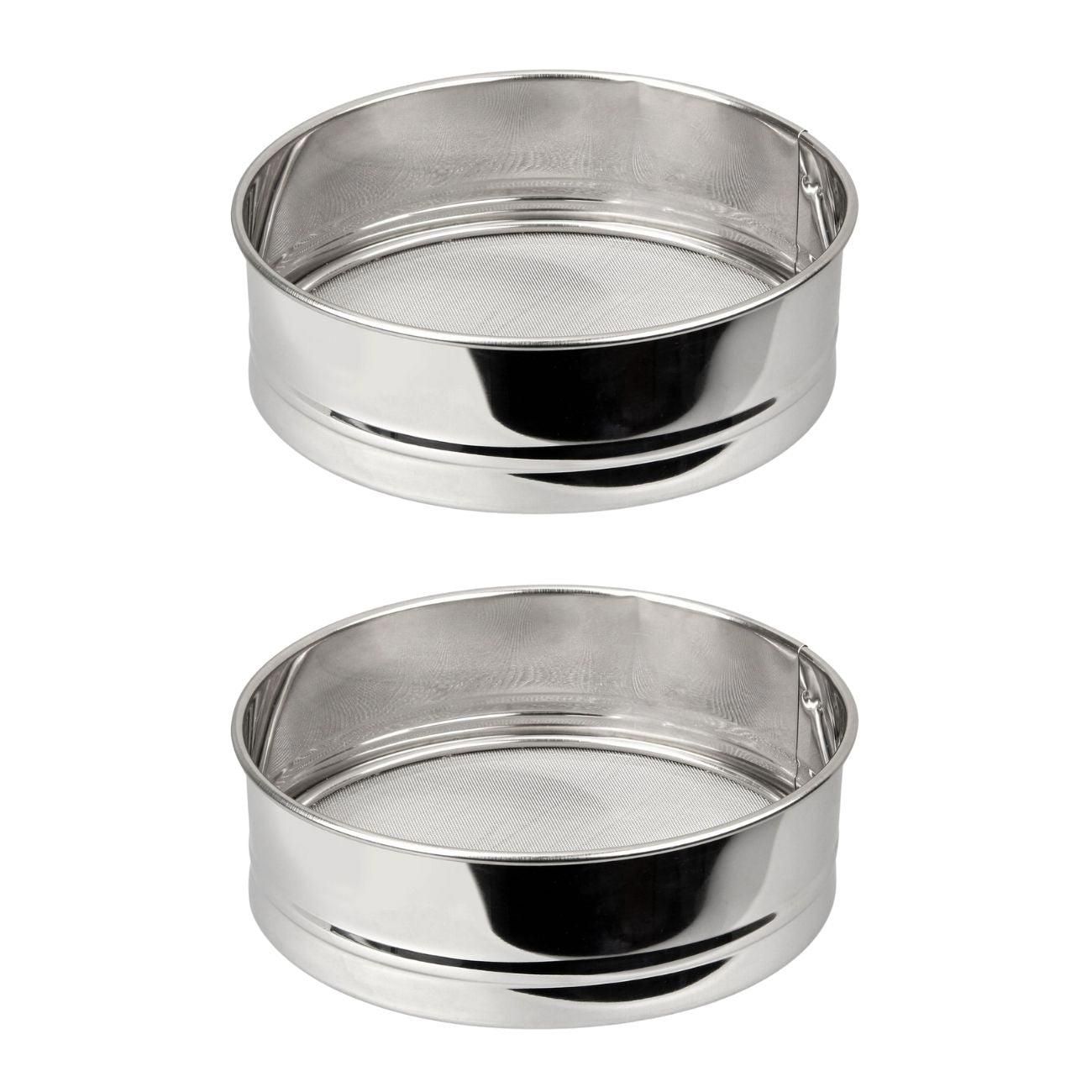 Set Di 2 Colini Da Cucina In Acciaio Inox Extra Fine - Fackelmann - Basic - 18 cm