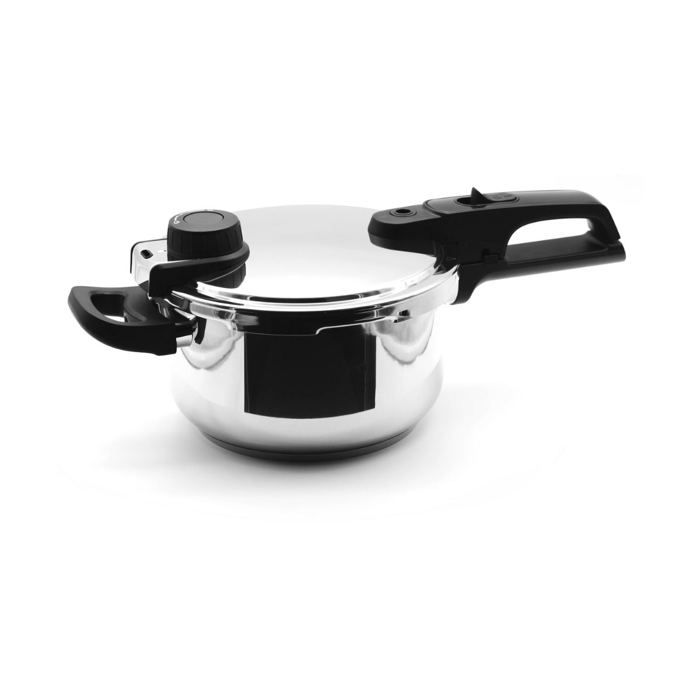 Pentola A Pressione A Vapore - Fackelmann - Elo Mistral Premium - Acciaio Inox 18/10 - 22 Cm - 4,5 Litri