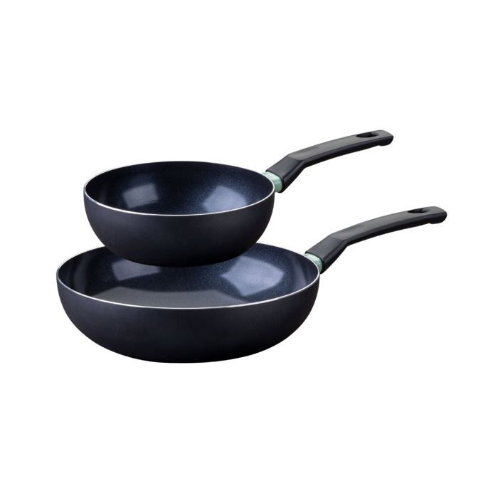 Set Di 2 Wok - Fackelmann - Brandao - 20 E 28 cm