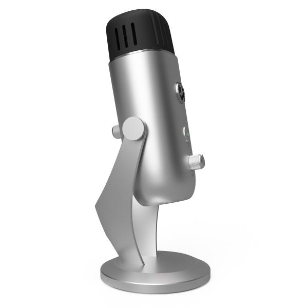 Arozzi Colonna Argento Microfono Da Tavolo (arozzi Colonna Microphone - Silver) - Image 4