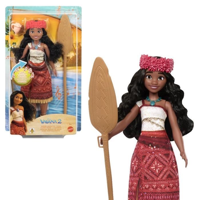 Moana Doll 2 Mattel Disney Princess Bambola Cantante Jbt62