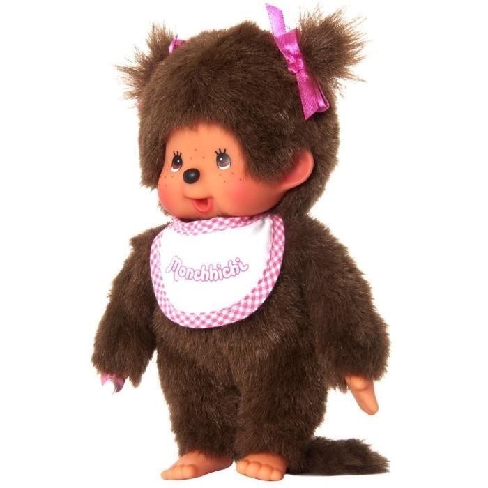 Bavaglino Monchhichi Rosa 20 cm