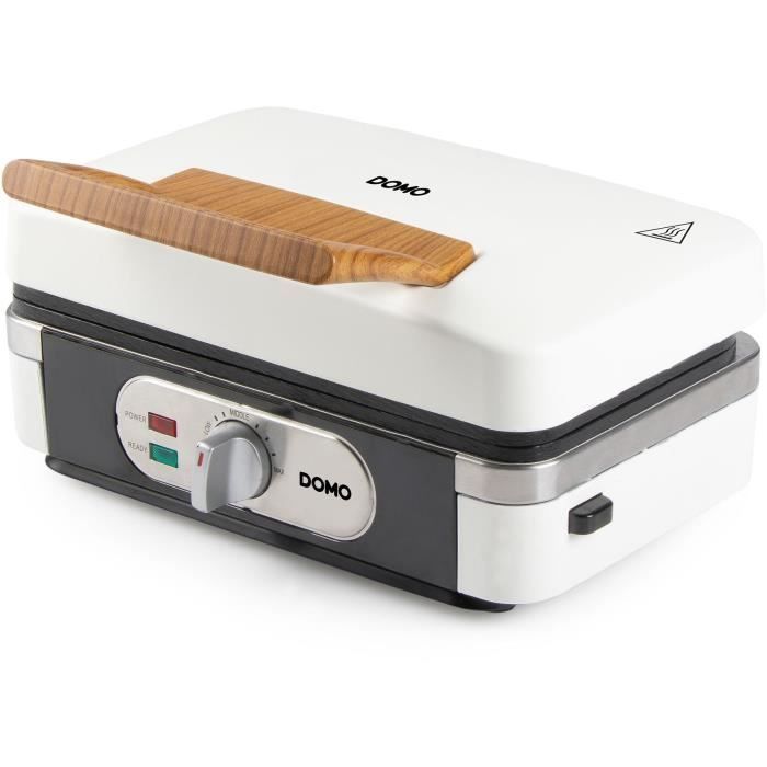 Elettrodomestico 3 In 1 - Domo - Do9277c - Croque - Waffle - Grill - 1100 W - Bianco