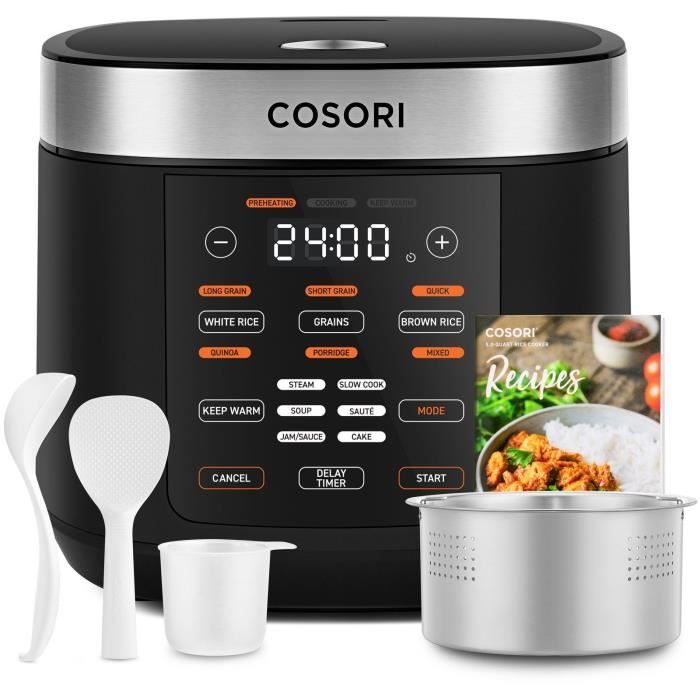 Multicooker Cosori - Capacità 5l - 17 Programmi Di Cottura - Fino A 120°c - 970w