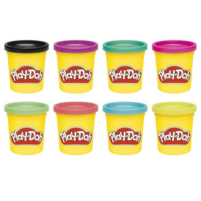 PlaY-Doh 8 Vasetti Di Colori Vivaci, Vasetti Di Pasta Da Modellare Da 85 G