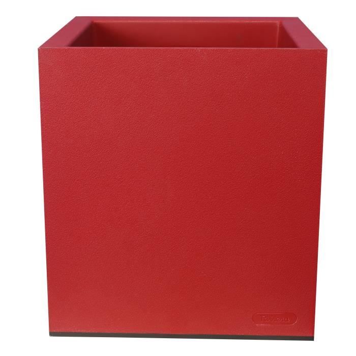 Contenitore In Granito 40x40 Rosso