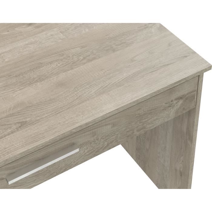 Scrivania Con Cassetti Grandi - Melaminico Rovere - 110 X 56 X 81,5 cm