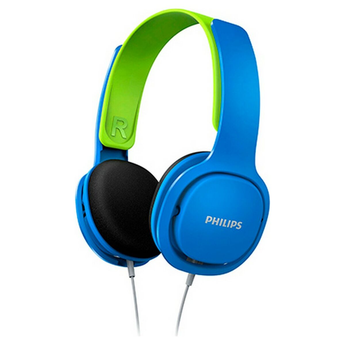 Cuffie Philips Shk2000bl (3.5 Mm) Azzurro Con Cavo Per I Bambini