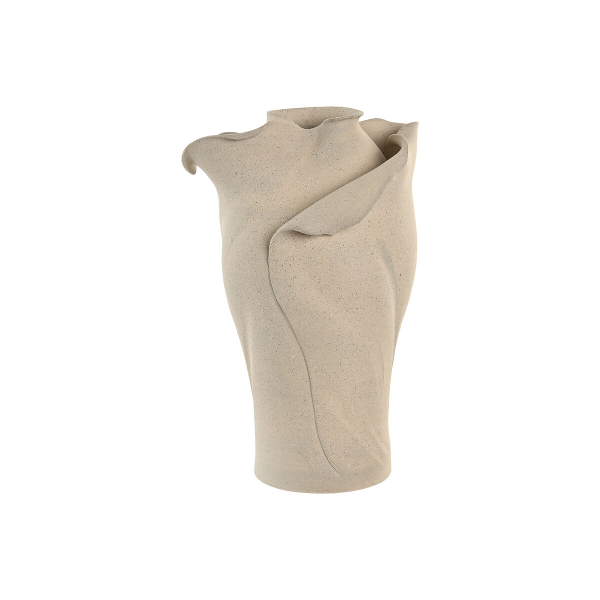 Vaso Home Esprit Bianco Ceramica Stile Artigianale Moderno 24 X 24 X 37 cm